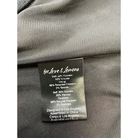 For Love & Lemons 'Mallory' Red Ecovero Top Size XS - Picture 5 of 5